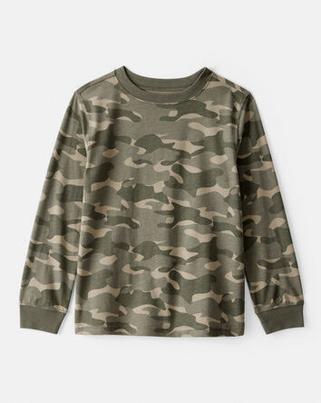 Boys Camo Long-Sleeve Tee, 