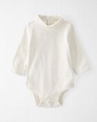 Baby Organic Cotton Corduroy Dress and Mock Neck Bodysuit Set, image 3 of 5 slides