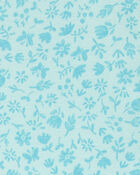 Kid Butterfly Print Snug Fit Cotton 4-Piece Pajamas, image 3 of 4 slides