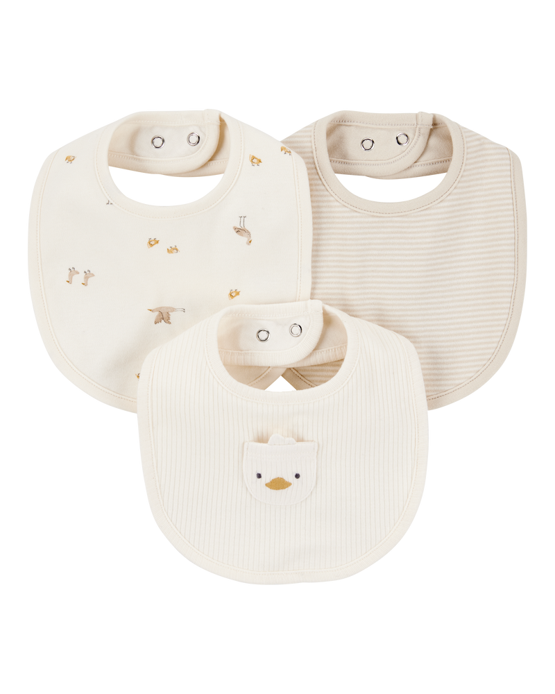 Baby 3-Pack Duck Bibs, image 1 of 4 slides