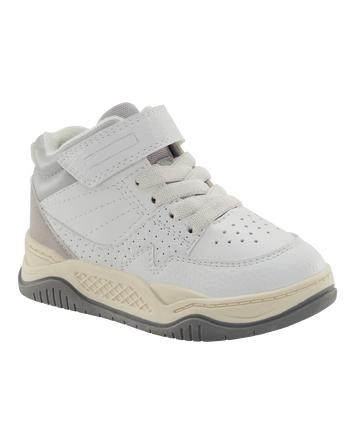 Toddler Casual Easy On High-Top Sneakers - Grey, 