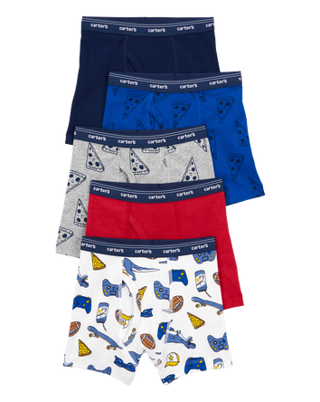 Kid 5-Pack Boxer Briefs Underwear, 