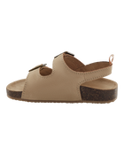 Toddler Flatbed Sandals - Tan, image 6 of 7 slides