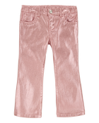 Baby Metallic Flare Pants, image 1 of 4 slides