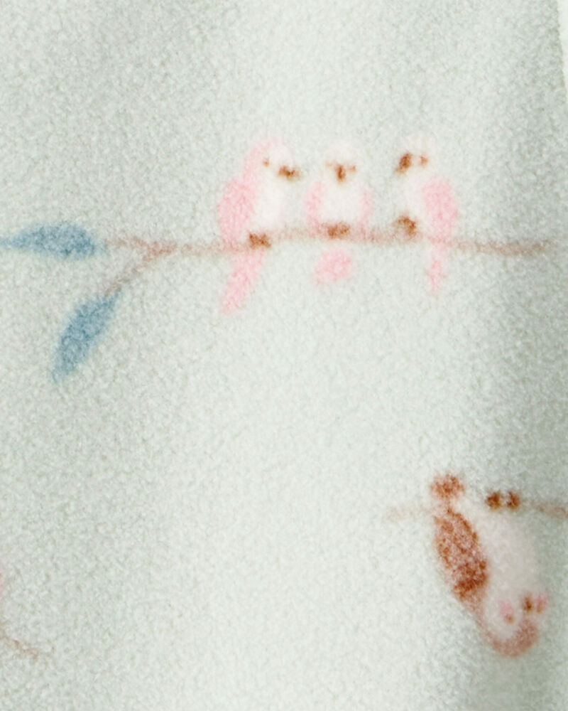 Baby Girl Squirrel Print Loose Fit Long-Sleeve Sleep & Play - Green, image 3 of 4 slides