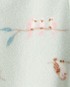 Baby Girl Squirrel Print Loose Fit Long-Sleeve Sleep & Play - Green, image 3 of 4 slides