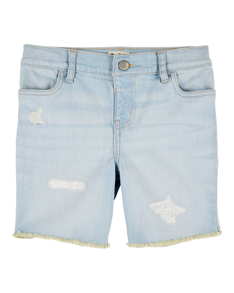 Kid Mid-Length Iconic Denim Short - Ozone Wash, image 1 of 4 slides