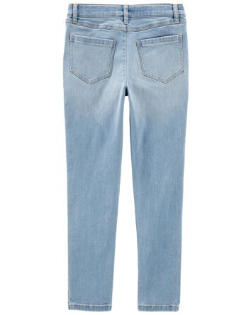 Kid Light Wash Knit Denim LENZING™ ECOVERO™ viscose Pants, 