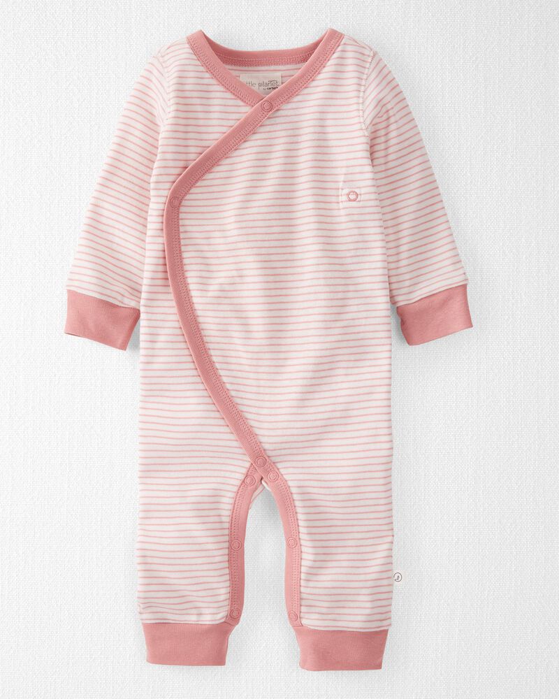 Baby Organic Cotton Wrap Sleep & Play Pajamas, image 1 of 5 slides
