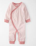 Baby Organic Cotton Wrap Sleep & Play Pajamas, image 1 of 5 slides