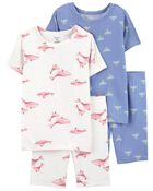 Kid 4-Piece PurelySoft Pajamas, image 1 of 6 slides