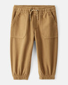 Baby Boy Herringbone Fashion Pants - Khaki, image 1 of 4 slides