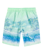 Boys Shark Print  Swim Trunks, image 2 of 5 slides
