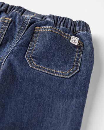 Baby Denim Joggers Made with Organic Cotton, 