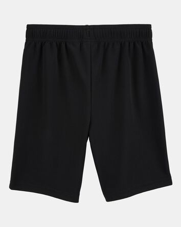 Boys Active Mesh Shorts - Black, 