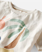 Toddler Organic Cotton Beach-Print Tee, image 2 of 4 slides