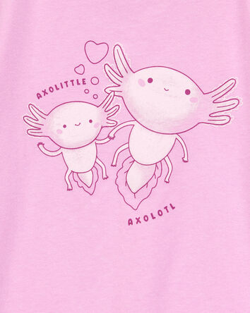 Kid Axolotl Short-Sleeve Graphic Tee - Pink, 