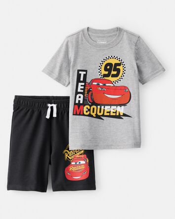 Toddler 2-Piece Cars Lightening McQueen Outfit Set, 