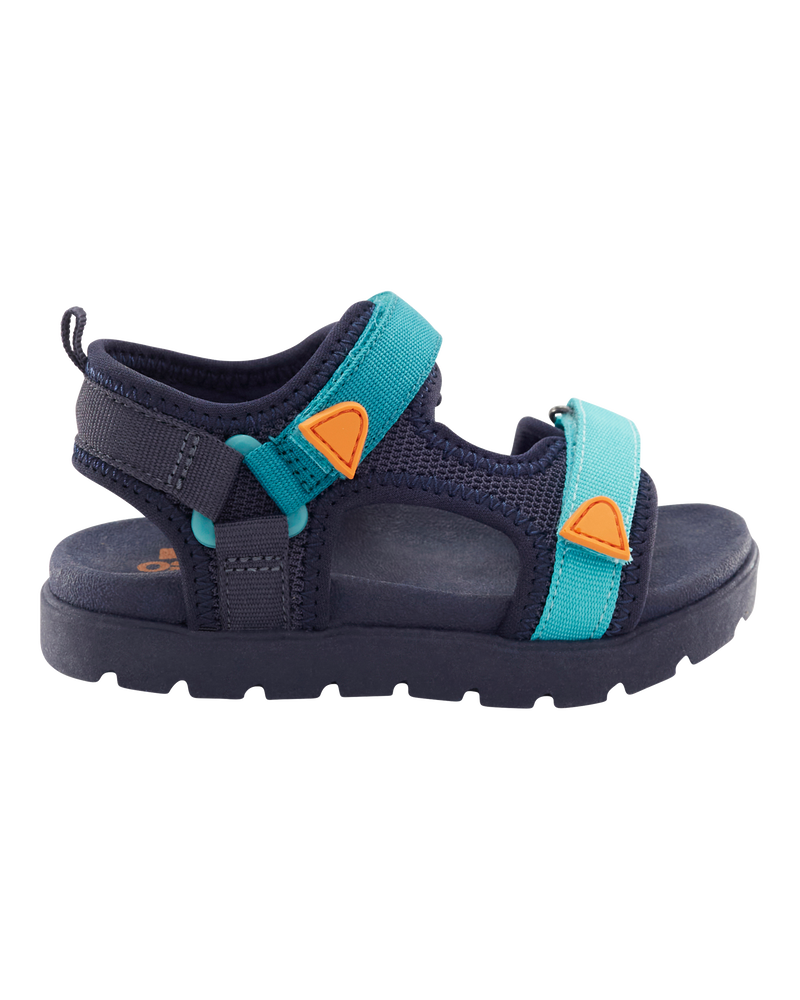 Toddler Boy Athletic Sandals - Navy/Blue, image 2 of 7 slides