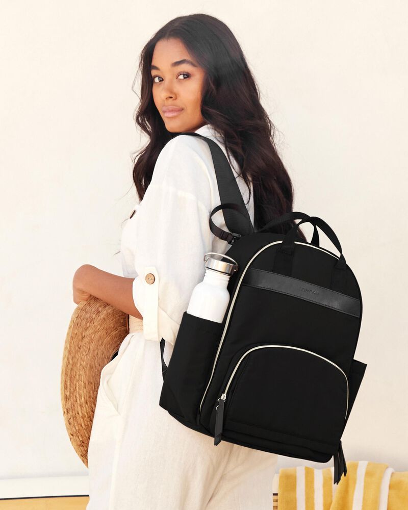 Envi Luxe Backpack Diaper Bag - Black, image 9 of 20 slides