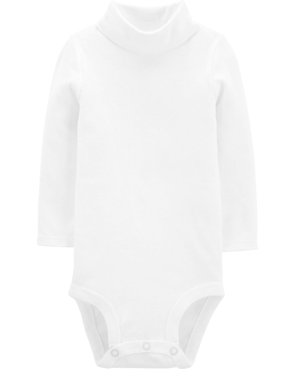 White Baby Turtleneck Bodysuit | carters.com