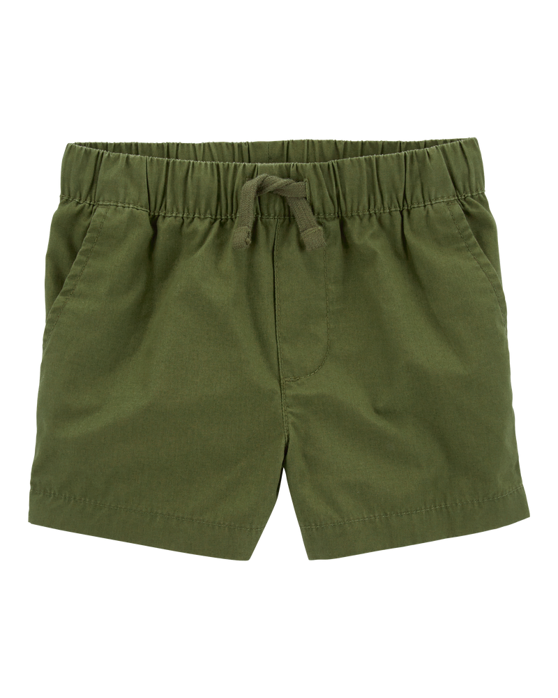 Baby Pull-On Poplin Shorts, image 1 of 2 slides