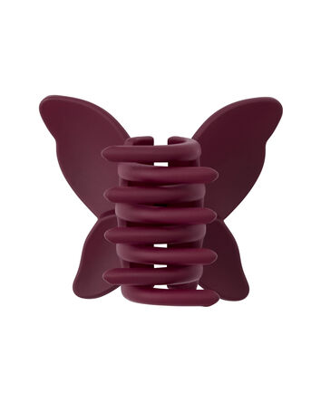 2-Pack Butterfly Hair Clips in Pink & Maroon, 