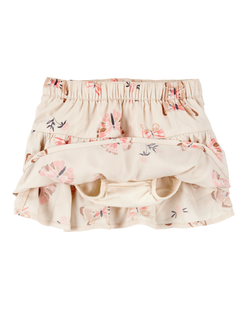 Baby Butterfly Pull-On Ruffle Skort, image 2 of 5 slides