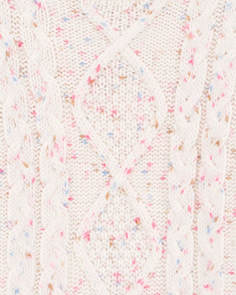 Baby Confetti Cable-Knit Sweater , image 2 of 3 slides