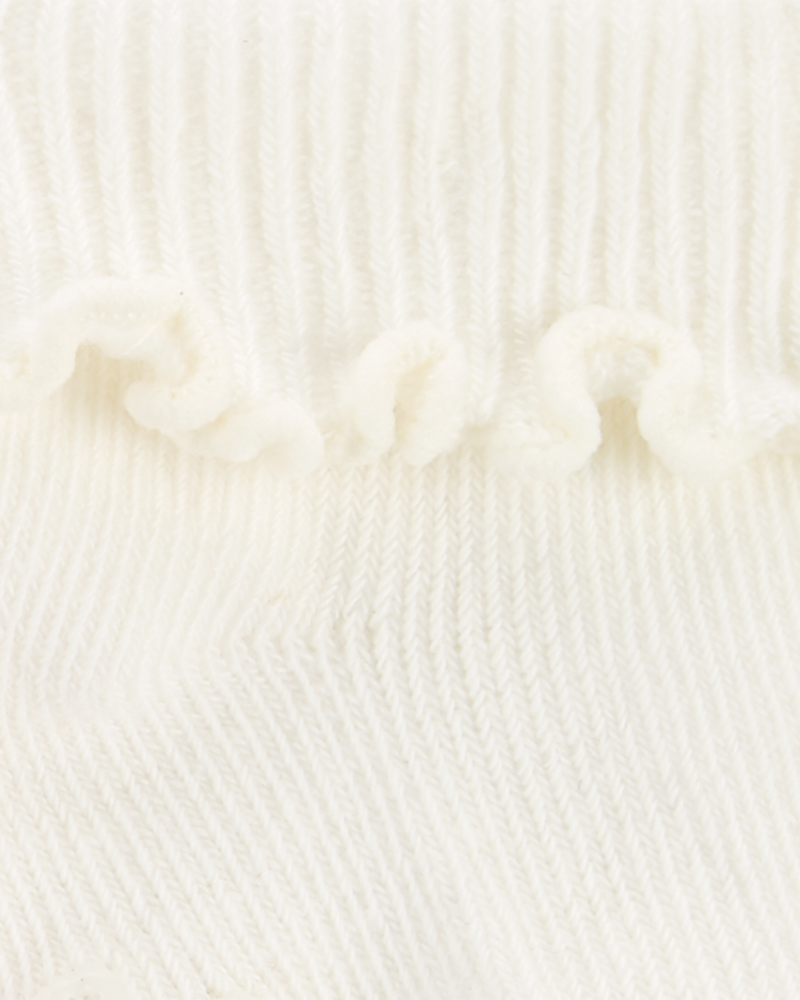 Baby 3-Pack Ribbed Booties, image 2 of 5 slides