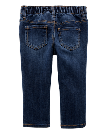 Baby Dark Wash Super Skinny-Leg Jeans, 