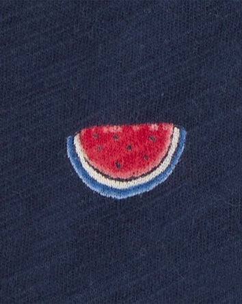 Toddler 4th Of July Icons Button-Down Shirt, 