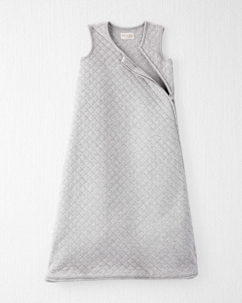 Baby Doubleknit Zip Wearable Blanket Made with Organic Cotton, image 2 of 5 slides