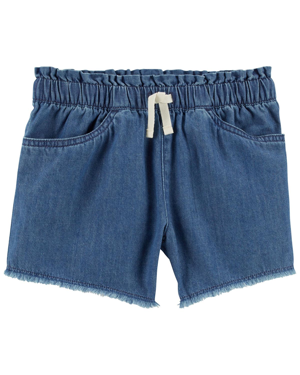 Chambray Kid Paperbag Sun Shorts