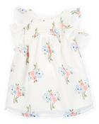 Baby Floral Dress - Ivory, image 1 of 5 slides