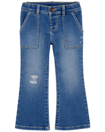 Toddler Iconic Denim Flare Jeans, 