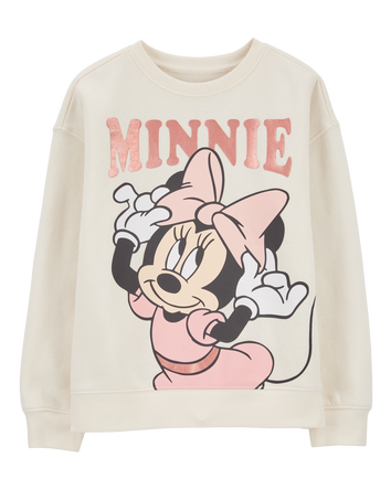 Kid Minnie Mouse Pullover Sweatshirt, 