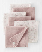 Baby 6-Pack Organic Cotton Washcloths, image 1 of 4 slides