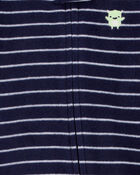Baby Monster Fleece Zip-Up Footie Sleep & Play Pajamas, image 2 of 5 slides