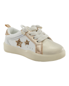 Toddler Metallic Star Sneakers - Gold, image 1 of 7 slides