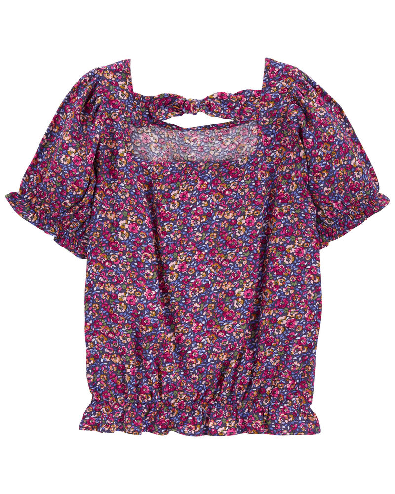 Kid Floral Viscose Top, image 2 of 4 slides