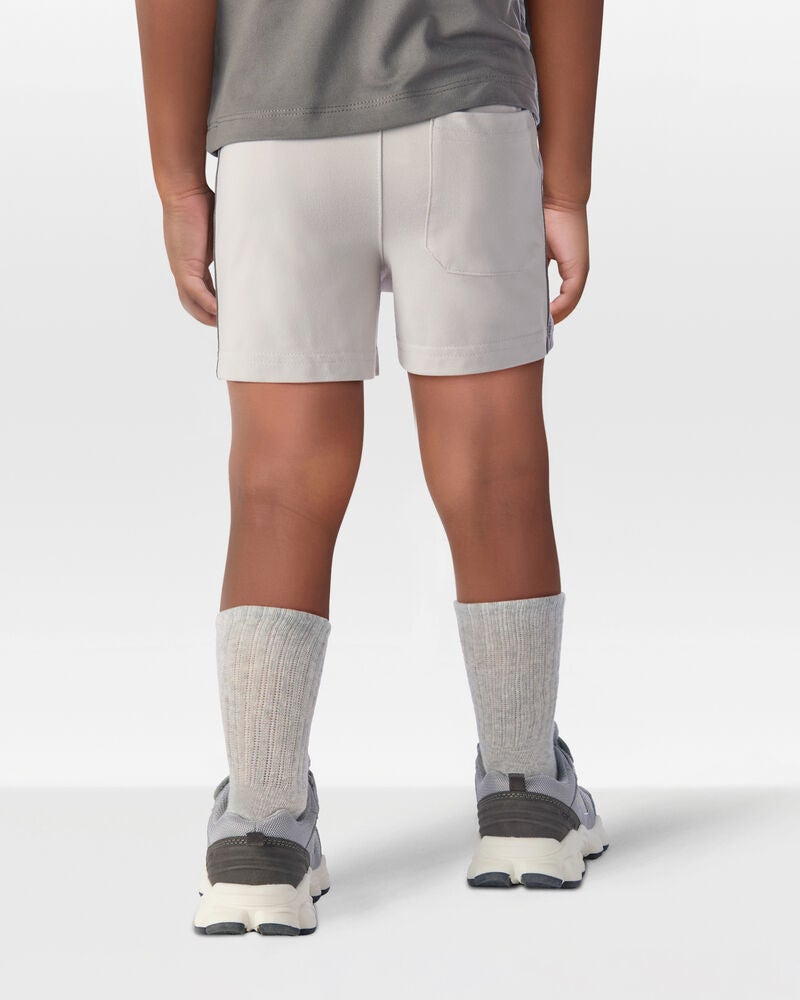Toddler Colorblock Pull-On Active Shorts - Grey, image 3 of 6 slides
