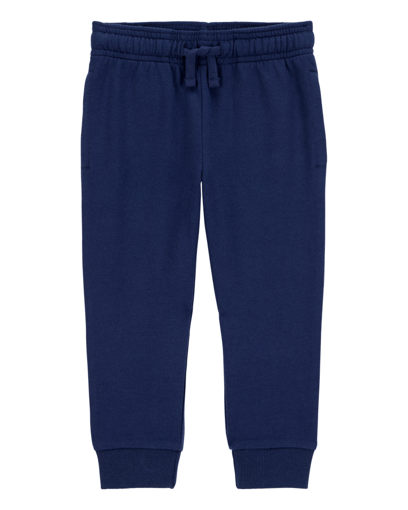 Baby Pull-On Drawstring Joggers - Grey, image 1 of 4 slides