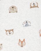 Baby 4-Piece Woodland Creatures Pajamas, image 3 of 4 slides