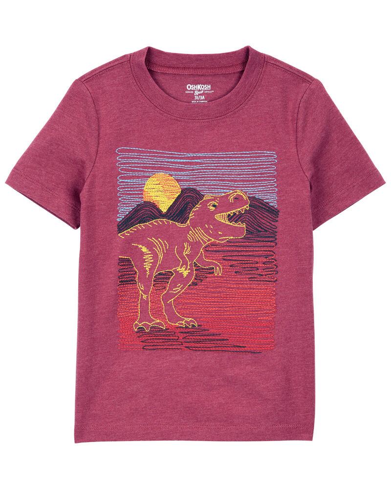 Toddler Stitched Dino Graphic Tee, image 1 of 3 slides
