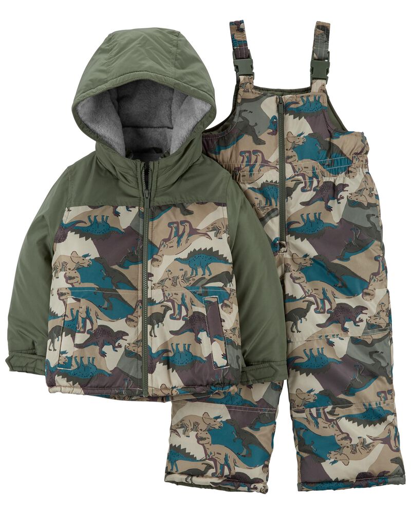 Baby 2-Piece Camo Snowsuit, image 1 of 4 slides