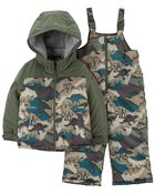 Baby 2-Piece Camo Snowsuit, image 1 of 4 slides