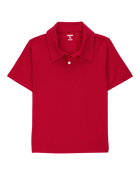 Kid 3-Pack Active Uniform Polo Shirts in Moisture Wicking BeCool™ Fabric - Red, image 2 of 3 slides