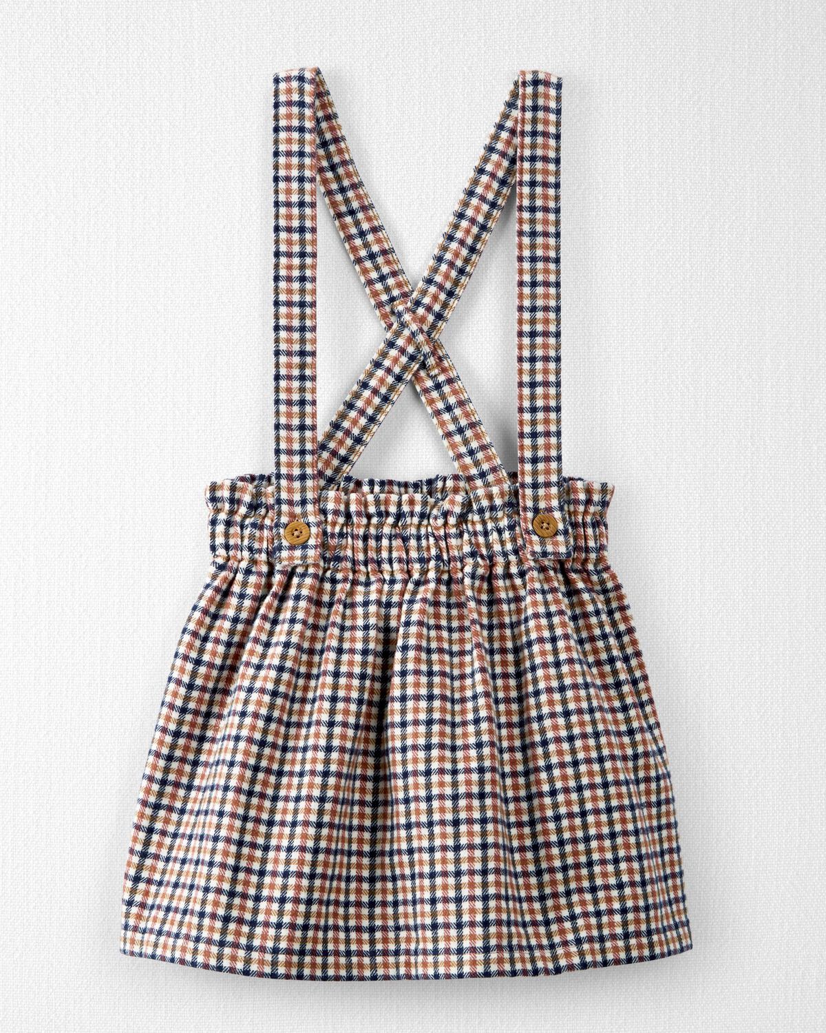Plaid Toddler Organic Cotton Cozy Flannel Skirtall
