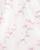 Rainbow Translucent Rain Jacket - Pink, image 2 of 2 slides